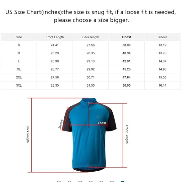Men's Short Sleeve Cycling Jersey with Zipper Pocket Quick-Dry Breath - Picture 7 of 13